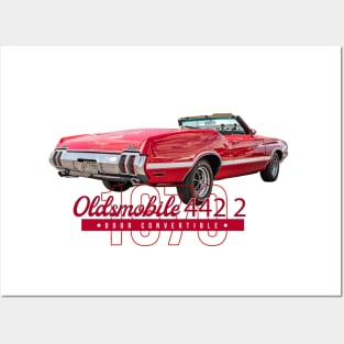 1970 Oldsmobile 442 2 Door Convertible Posters and Art